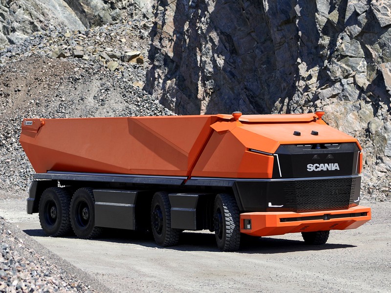 Plně autonomní Scania AXL nemá kabinu